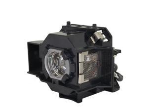 Epson MovieMate 55 Original Philips Projector Lamp  Long Life 2000 hrs  Brighter Image  Easy Installation  6mo Warranty