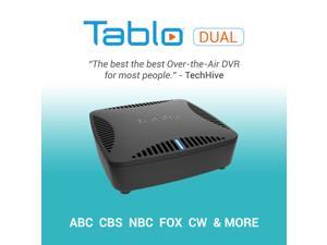Tablo Dual LITE [TDNS2B-01-CN] Over-The-Air [OTA] Digital Video Recorder [DVR] for Cord Cutters - with WiFi, and Live TV Streaming - Black