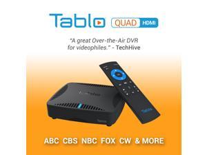 Tablo Quad HDMI [TQNS-HDMI-4B-01-CN] Over-The-Air [OTA] Digital Video Recorder [DVR] - with WiFi, Remote, Black