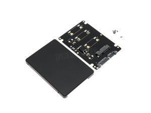 Mini PCIE mSATA SSD Enclosure to 2.5 Inch SATA Adapter mSATA SATA Converter Card with Case