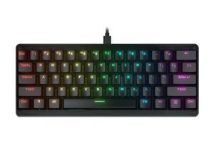 COUGAR Puri Mini RGB Compact 60% RGB Mechanical Gaming Keyboard with Doubleshot PBT Keycaps and Magnetic Protective Cover