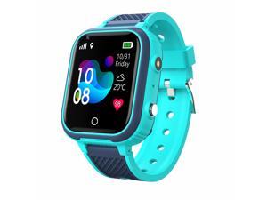 LT21 4G Smart Watch Kids GPS WIFI Video Call SOS IP67 Waterproof Child Smartwatch Camera Monitor Tracker Location Phone Watch Cyan