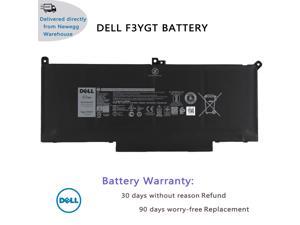 Genuine DELL F3YGT Laptop Battery for Dell Latitude 12 7000 7280 7290 13 7000 7380 7390 P29S002 14 7000 7480 7490 P73G002 Series DM3WC 0DM3WC 2X39G Notebook Battery 7.6V 60Wh 4cells