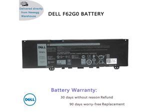Genuine DELL F62G0 Laptop Battery for Dell Inspiron 13 7373 7370 7380 5370 7386 P83G P83G001 P83G002 P87G P87G001 Vostro 13 5370 D1525S R1605S Series F62GO RPJC3 0RPJC3 39DY5 039DY5 38Wh 11.4V