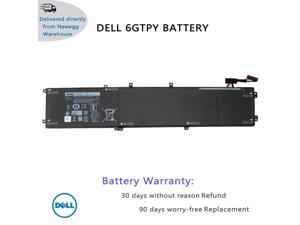Genuine DELL 6GTPY 11.4V 97WH Battery for Dell XPS 15 9550 9560 9570 P56F P56F001 P56F002 Vostro 7500 7590 Precision 5510 5520 5530 M2X4 5XJ28 5D91C GPM03 451-BBYB-TM 1P6KD