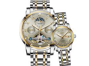 court silver \u0026 gold twotone watch 
