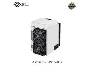 Used  Very Good Bitmain Antminer S17 Pro 59T Bitcoin Mining Machine Bitmain S17pro Miner Machine Asic Miner 59ThS