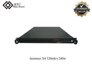 Jasminer X4 1u Eth Asic Mute Miner Hashrate of 520mh/S with Lowest Consumption 240W