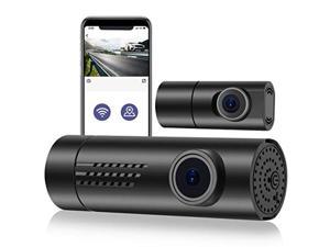 Dash Cam Front and Rear Wireless - Surfola Dual Camera for Cars Full HD  1080P with 3 IPS, 170° Wide Angle Backup Camera with Night Vision and  Parking