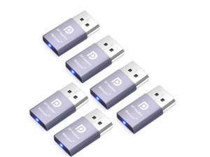 Malarpon DispalyPort Headless Ghost Display Emulator with Blue Light for PC 4K DP Dummy Plug (fit Headless 1080@60Hz-3840x2160@17Hz) 6P