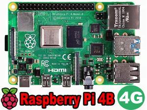 Raspberry Pi 4 Model B  Quad Core 64 Bit WiFi Bluetooth (4GB)