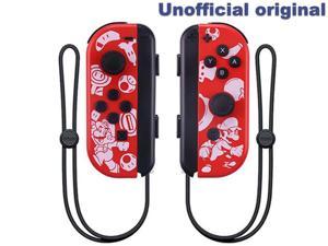 Joy-Con Wireless Switch Control Unofficial Compatible Nin tendo Switch Controllers Gamepad With Strap Joysticks For Nin tend Switch Joycon,purple/pink
