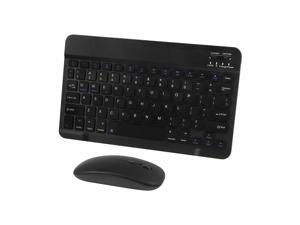 Bluetooth Keyboard and Mouse Combo Wireless Slim Ergonomic Black Keyboard For iPhone iPad Xiaomi Android IOS Windows Samsung Tablet