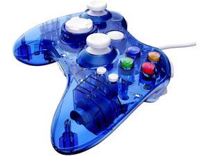 Wired 360 Controller Dual Vibrator Wired Gamepad Gaming Joypad, Blue