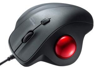 Wired Ergonomic Trackball Mouse, Optical Vertical Rollerball Mice, Silent Buttons, 34mm Trackball, 600/800/1200/1600 Adjustable DPI, Compatible with MacBook, Laptop, Computer, Windows, macOS