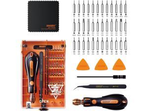 Screwdriver Set 43 in 1 Precision Screwdriver Kit Magnetic Replaceable Bits Repair Tool Kit Opening Tool and Tweezer for iphone Cellphone PC Electronics
