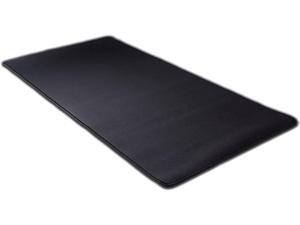 Extended 2XL Gaming Mouse Pad with Anti-Fray Stitched Edges - 36" x 18" - Black