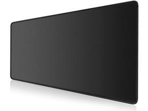 Large Gaming Mouse Pad with Stitched Edges, Extended Mousepad with Superior Micro-Weave Cloth, Non-Slip Base, Water Resist Keyboard Pad, Desk Mat for Gamer, Office & Home, 31.5 x 15.7 in, Black
