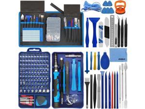 155 in 1 Precision Screwdriver Set Professional Electronic Repair Tool Kit for Computer, Eyeglasses, iPhone, Laptop, PC, Tablet,PS3,PS4,Xbox,MacBook,Camera,Watch,Toy,Jewelers Blue