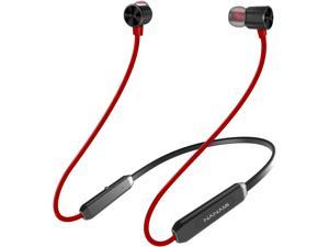 Bluetooth Headphones,Bluetooth 5.0 Wireless Earbuds IPX7 Waterproof Sports Earphones w/Mic, HiFi Stereo in-Ear Earbuds,CVC8.0 Magnetic Neckband Bluetooth Headsets 15H Playtime for Gym Workout Red