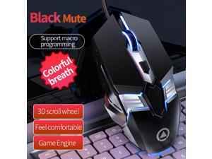 G12 wired USB luminous mouse game macro programming computer accessories Optical Black mute