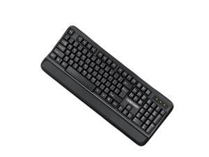 T-WOLF Microsoft Microsoft Keyboard, German QWERTZ keyboard layout, 104 keys Black Ergonomic Wired T-WOLF T13-16