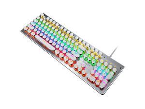 T-WOLF Cooler Master CK550 V2 gaming mechanical keyboard brown switches with RGB backlight, instant control and hybrid key rollover,punk mechanical keyboard T70-95