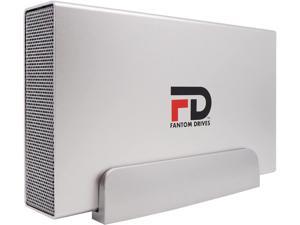 Fantom Drives 3.5" Hard Drive Enclosure - 3.5" HDD Enclosure, USB 3 to SATA + eSATA to SATA, Aluminum, On/Off Switch, Fanless, Kensington Lock, Silver (FAN-3U3SBS)