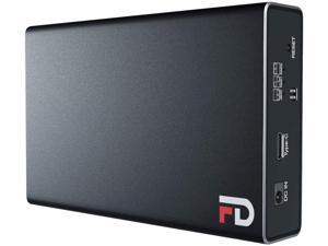 Fantom Drives DUO Mobile 16TB SSD 2 Bay RAID - USB 3.1 Gen 2 Type-C 10Gbps - 2 x 7.68TB 3D NAND SSD RAID0/RAID1/JBOD (DMR16000S)