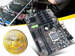 Clydek B250 Motherboard BTC ETH Mining Motherboard 12XPCIE to USB3.0 Slot LGA1151 Supports DDR4 DIMM RAM