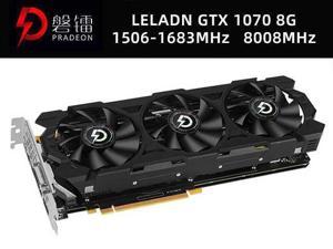 Pradeon GTX1070 8G Gaming Video Card 256-bit DDR5 Graphics Card 1506MHz Core Frequency and 8000MHz Memory Frequency 1920 CUDA Processor with HDMI DPx3 DVI