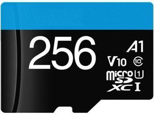 memory card 256GB microSDXC UHS-I Class 10 V10 A1 Memory Card with SD Adapter, Speed Up to 100MB