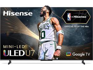 Hisense 55Inch Class U7 Series ULED MiniLED Google Smart TV  Quantum Dot Color 144Hz Game Mode Pro 1000Nit Dolby Vision IQ Hands Free Voice Control Compatible with Alexa 55U7K 2023 Model