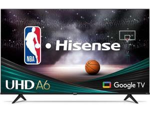Hisense 55Inch Class A6 Series 4K UHD Smart Google TV with Alexa Compatibility Dolby Vision HDR DTS Virtual X Sports  Game Modes Voice Remote Chromecast Builtin 55A6H  Black