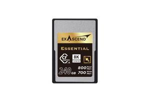 Certified for Blackmagic URSA Mini Pro 12K Exascend Essential 512GB CFast 2.0 Memory Card and More Canon XC15/C300MKII up to 520MB/s 