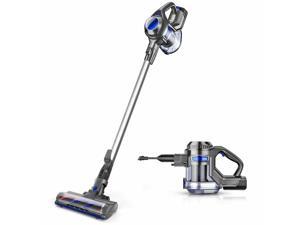 MOOSOO XL-618A Cordless Vacuum 4 in 1 Stick Vacuum for Carpet Hard Floor, Blue