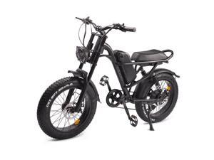 Vintage Electric Bicycle 500W 48V15.6Ah,28mph,20 * 4.0" Fat Tire Outdoor Adult E-Bike for Mountain Snow