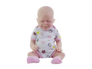 Katie COSDOLL 185 inch Full Silicone Reborn Baby Girl Doll UNPAINTED Soft Lifelike Platinum Silicone Baby Doll