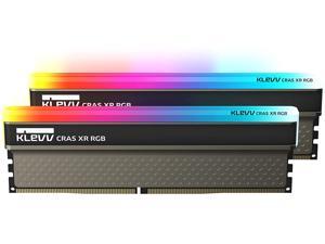 KLEVV CRAS XR RGB 16GB (8GB x 2) DDR4 Gaming OC Memory 4000MHz CL19 XMP 2.0 Desktop Gaming Memory Ram (KD48GU880-40B190Z)