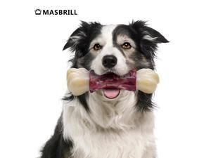 MASBRILL Large Dog Toys for Aggressive Chewers Dog Toys for Large Dogs Tough Dog Bone Chew Toys for Medium Large Dogs Toothbrush Dog Toys for Aggressive Chewers Large Breed