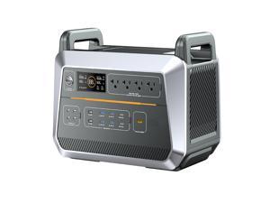 Portable Power Station 2160Wh LiFePO4 Battery Backup,AC 2200W(3000W Peak),500W Solar Generator with 4 AC Outlets,4 USB-C Ports,2 QC 3.0 60W Max,Support UPS for Camping,RV,Power Outage,Home Use,Emergen