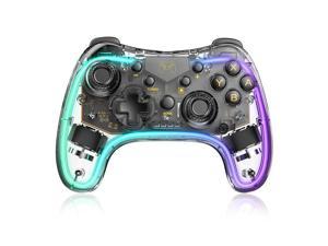 Switch ControllerWireless Switch Pro Controller Compatible with Nintendo SwitchSwitch liteSwitch OLEDSwitch Pro Controller Support MultiPlatformApp with TurboWakeup Function and RGB Breathing