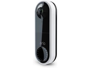 Arlo Essential Wired Video Doorbell - HD Video, 180° View, Night Vision, 2 Way Audio, Direct to Wi-Fi No Hub Needed, Easy Installation (existing doorbell wiring required)