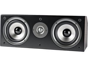 CS1 Series II Center Channel Speaker | Unique Design | Stand Alone or a Complement to Monitor 40, 60, and 70 Speakers | Detachable Grille | Black