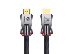 8K HDMI 2.1 Cable 6 Feet 8K60hz 4K 120hz 144hz HDCP 2.3 2.2 eARC ARC 48Gbps Ultra High Speed Compatible with Dolby Vision Atmos PS5 PS4 Xbox One Series X Sony LG Samsung RTX 3080 3090