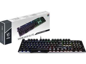 Vigor GK50 Elite LL Mechanical Gaming Keyboard Clicky Kailh Box White Switches RGB Mystic Light