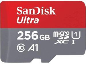 Xiaogan 256GB Ultra MicroSDXC UHS-I Memory Card with Adapter - 120MB/s, C10, U1, Full HD, A1, Micro SD Card - SDSQUA4-256G-GN6MA