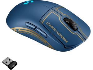 Logitech G PRO Wireless Gaming Mouse - Lightspeed, Hero 25K Sensor, 25,600 DPI, RGB, 4-8 Customizable Buttons, Ambidextrous, Official League of Legends Edition