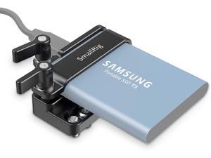 Mount Bracket SSD Holder for Samsung T5 SSD with 1/4-20 Threads Compatible with Cage for BMPCC 4K & 6K and Z CAM (New Version) C 2245B