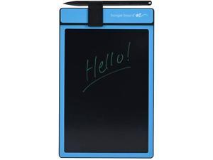 Boogie Board Basics Reusable Writing Pad-Includes 8.5 in LCD Writing Tablet, Instant Erase, Stylus Pen, Cyan